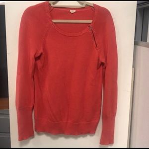 JCrew Orange Sweater